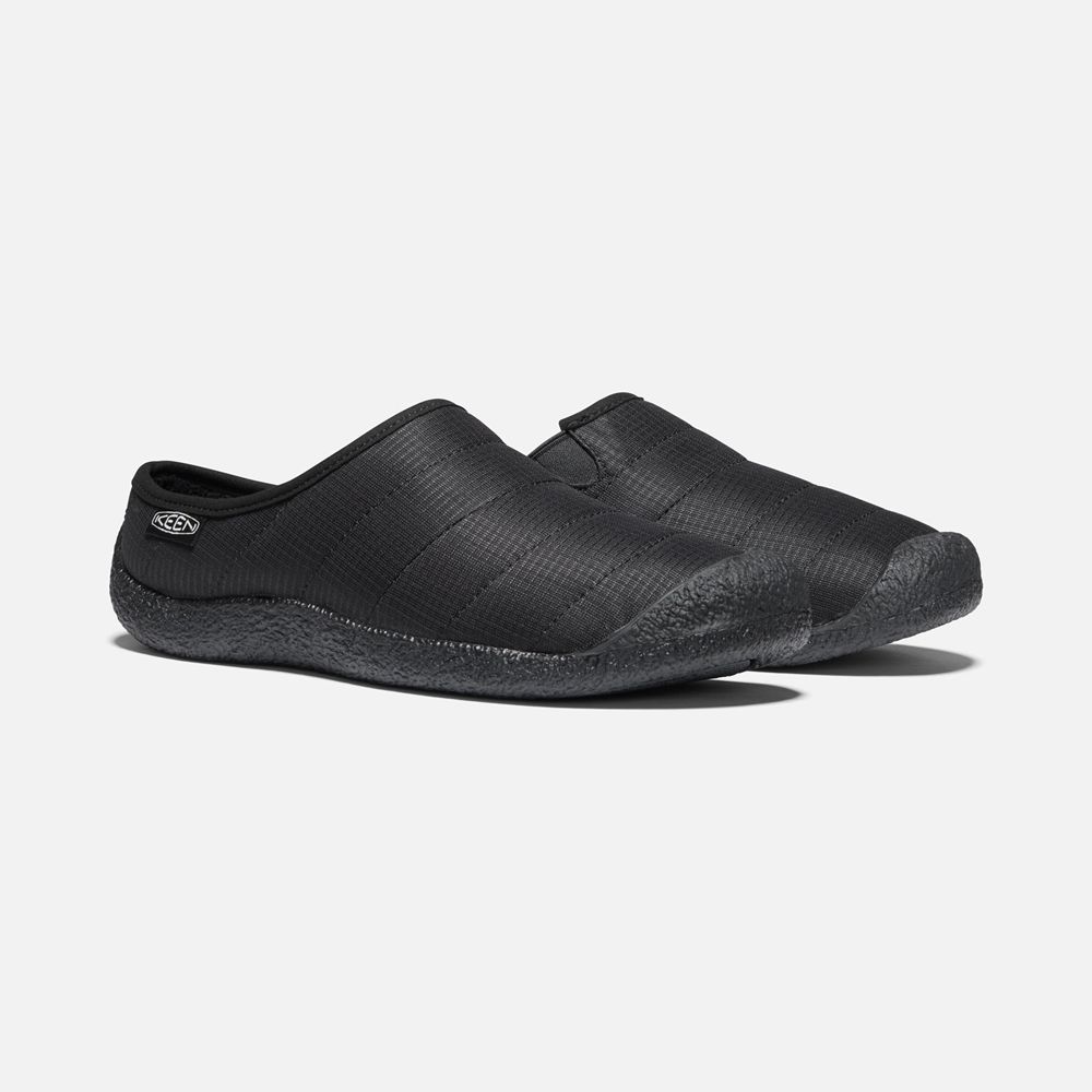 Keen Tofflor Dam Svarta - Howser Slide - 102745HTB